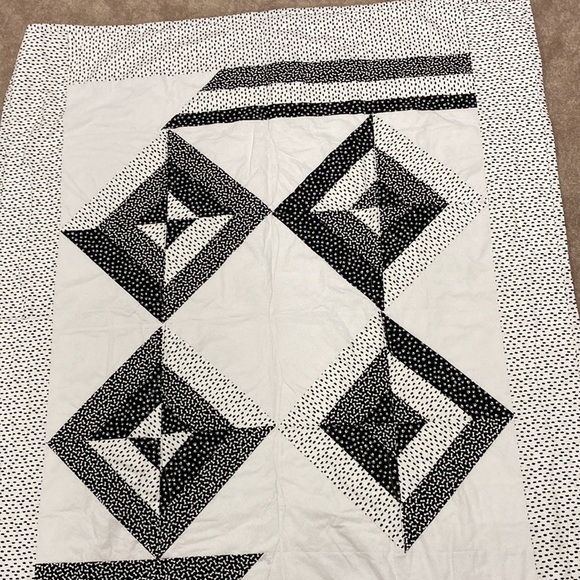 Handmade dog puppy lap quilt 50”x63” - Picture 3 of 7